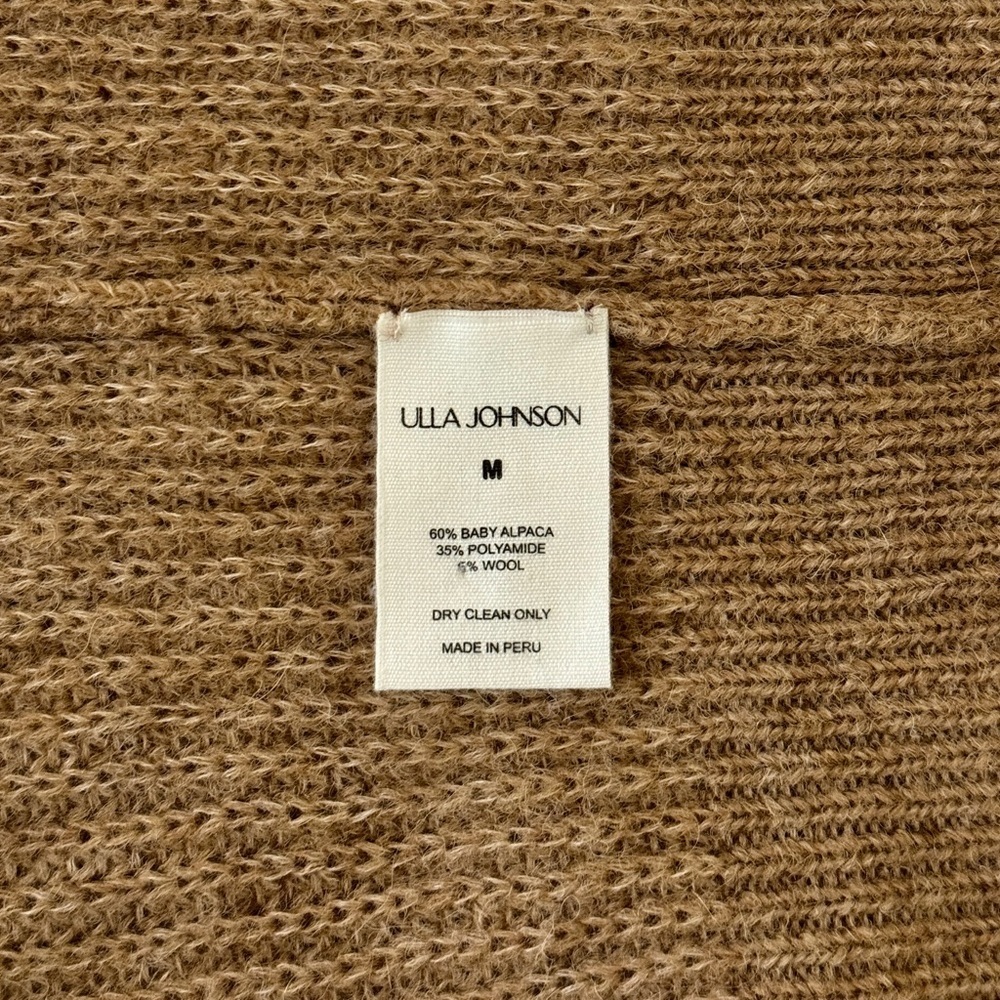 NWOT Ulla Johnson Alpaca-Blend Embroidered Long-Sleeve Reina Pullover Sweater - Picture 6 of 6